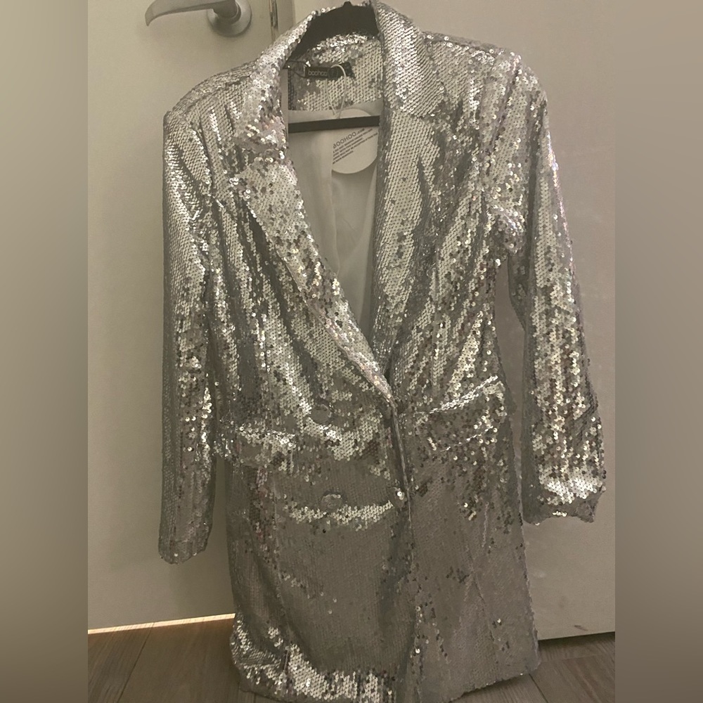 Sequin Blazer Dress (US 8)